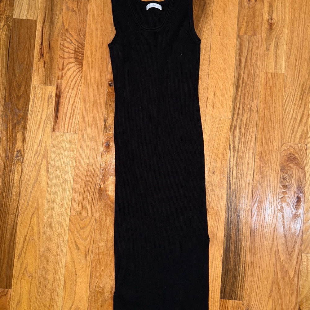 Mango Black Sleeveless Maxi Dress